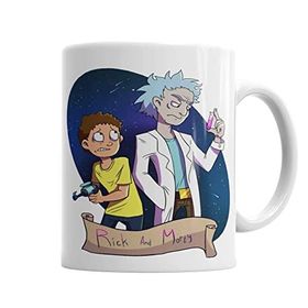 Baskı Dükkanı Rick Morty Sanchez Morty Smith Jerry Smith Beth Smit Kupa