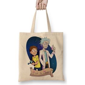 Baskı Dükkanı Rick Morty Sanchez Morty Smith Jerry Smith Beth Smith Bez Çanta