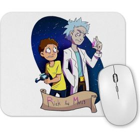 Baskı Dükkanı Rick Morty Sanchez Morty Smith Jerry Smith Beth Smith Mouse Pad