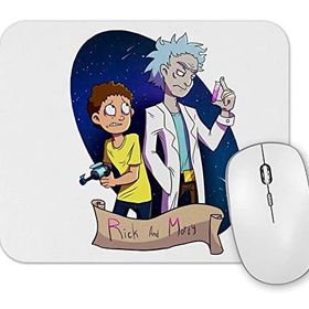 Baskı Dükkanı Rick Morty Sanchez Morty Smith Jerry Smith Beth Smith Mouse Pad