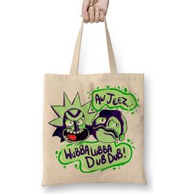 Baskı Dükkanı Rick Sanchez Morty Smith Bez Çanta