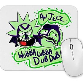 Baskı Dükkanı Rick Sanchez Morty Smith Mouse Pad