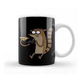 Baskı Dükkanı Rigby A Video Gamer Kupa