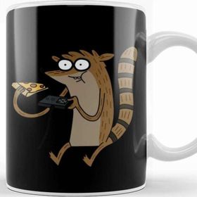 Baskı Dükkanı Rigby A Video Gamer Kupa