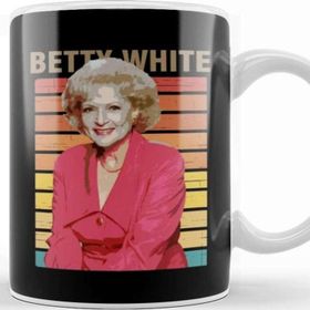 Baskı Dükkanı Rip Betty White Retro Kupa