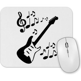 Baskı Dükkanı Ritmik Gitar Müzik Nota Mouse Pad