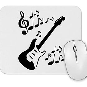 Baskı Dükkanı Ritmik Gitar Müzik Nota Mouse Pad