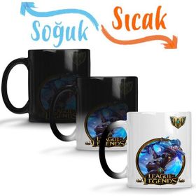 Baskı Dükkanı Riven Lol League of Legends Sihirli Porselen Kupa