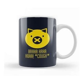 Baskı Dükkanı Roadhog Braha Haha Cough Logo Overwatch Kupa