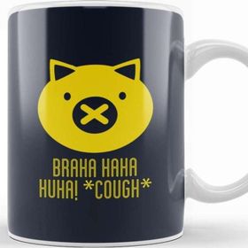 Baskı Dükkanı Roadhog Braha Haha Cough Logo Overwatch Kupa