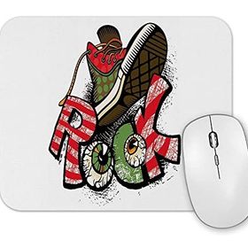 Baskı Dükkanı Rock And Roll Mouse Pad