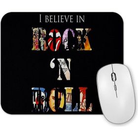 Baskı Dükkanı Rock in Roll Mouse Pad
