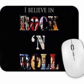 Baskı Dükkanı Rock in Roll Mouse Pad