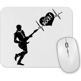 Baskı Dükkanı Rock Müzik Gitar Mouse Pad