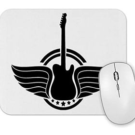 Baskı Dükkanı Rock Roll Müzik Gitar 01 Mouse Pad