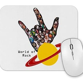 Baskı Dükkanı Rock Roll Müzik Gitar 04 Mouse Pad
