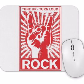 Baskı Dükkanı Rock Roll Müzik Gitar 05 Mouse Pad