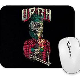 Baskı Dükkanı Rock Skull Mouse Pad