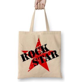 Baskı Dükkanı Rock Star Bez Çanta