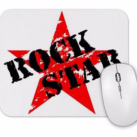 Baskı Dükkanı Rock Star Mouse Pad
