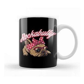 Baskı Dükkanı Rockabilly Bulldog Kupa
