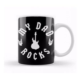 Baskı Dükkanı Rocker Dad My Dad Rocks Kupa
