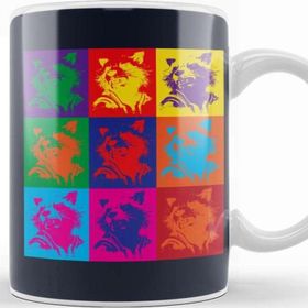 Baskı Dükkanı Rocket Guardians Of The Galaxy Andy Warhol Style Kupa