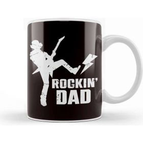 Baskı Dükkanı Rocking Dad Heavy Metal Daddy Papa Father Stepdad Husband Kupa
