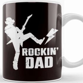 Baskı Dükkanı Rocking Dad Heavy Metal Daddy Papa Father Stepdad Husband Kupa