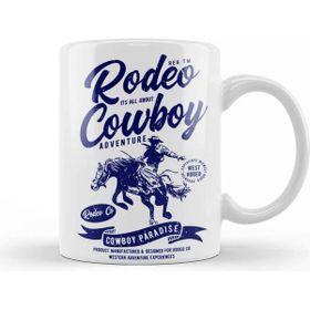 Baskı Dükkanı Rodeo Cowboy Paradise Kupa