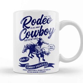 Baskı Dükkanı Rodeo Cowboy Paradise Kupa
