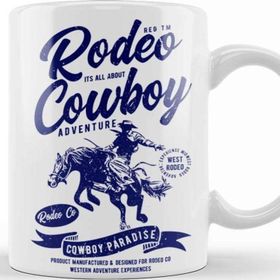 Baskı Dükkanı Rodeo Cowboy Paradise Kupa