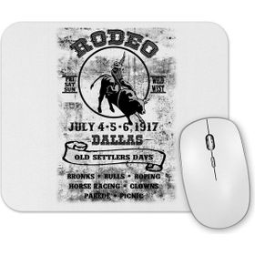 Baskı Dükkanı Rodeo Dallas Mouse Pad