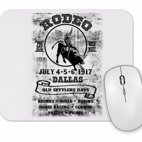 Baskı Dükkanı Rodeo Dallas Mouse Pad