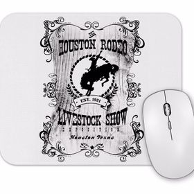 Baskı Dükkanı Rodeo Houston Mouse Pad