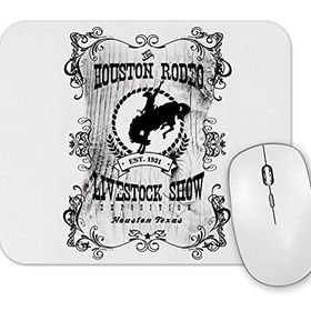 Baskı Dükkanı Rodeo Houston Mouse Pad