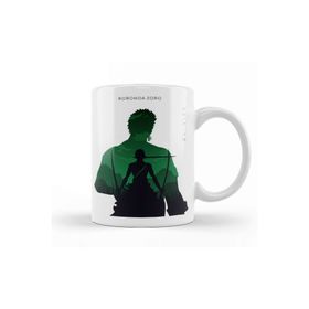 Baskı Dükkanı Roronoa Zoro One Piece Silhouette Kupa