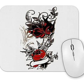 Baskı Dükkanı Rose Mouse Pad