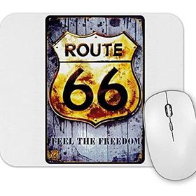 Baskı Dükkanı Route 66 Freedom Mouse Pad