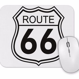 Baskı Dükkanı Route 66 Mouse Pad