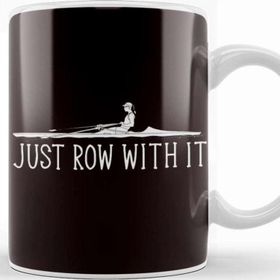 Baskı Dükkanı Rowing Crew Boat Paddling Rowboat Kayaking Row Canoeing Oars Kupa