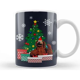 Baskı Dükkanı Rowlf The Dog Around The Christmas Tree Muppets Kupa