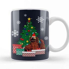Baskı Dükkanı Rowlf The Dog Around The Christmas Tree Muppets Kupa