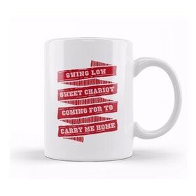Baskı Dükkanı Rugby England Swing Low Sweet Chariot Banner Kupa