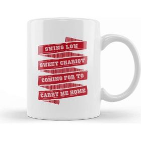 Baskı Dükkanı Rugby England Swing Low Sweet Chariot Banner Kupa