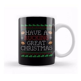 Baskı Dükkanı Rugby Have A Rucking Great Christmas Kupa
