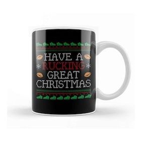 Baskı Dükkanı Rugby Have A Rucking Great Christmas Kupa