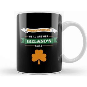 Baskı Dükkanı Rugby Irelands Call Orange Clover Kupa