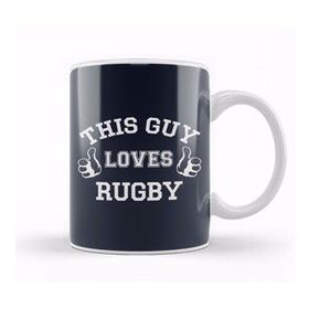 Baskı Dükkanı Rugby Union This Guy Loves Rucking Six Nations Logo Kupa