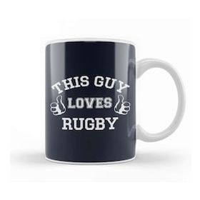 Baskı Dükkanı Rugby Union This Guy Loves Rucking Six Nations Logo Kupa
